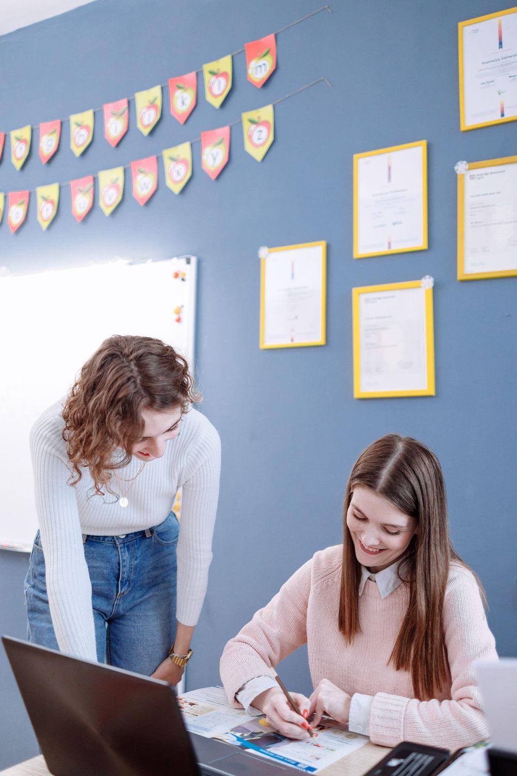 Helen Vaughn, English tutor at Brightmind